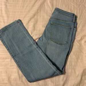 High Rise Straight Leg Jeans